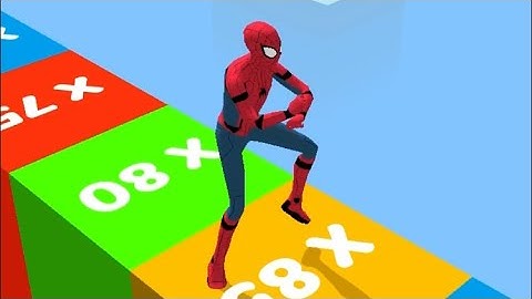Spiderman Skater Stacker gameplay animation | android,iOS mobile | max Level | all levels update
