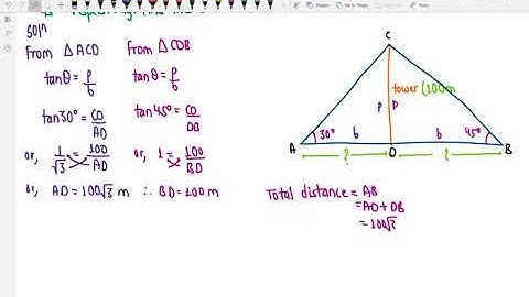 146 Height and distance long question | Grade 10 Optional Maths in Nepali | Online SEE MAths Class