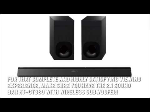 Sony HTCT380 |Sony HT-CT380 300W 2.1 Sound Bar with Wireless Subwoofer