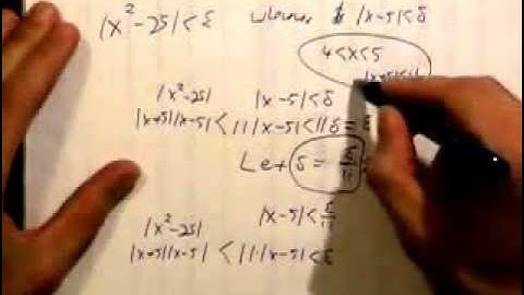 Epsilon-delta, example 2