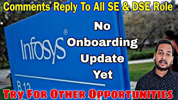 Infosys Onboarding Delay | Reason Behind Onboarding Delay | SE & DSE Role | Infosys Joining #infosys