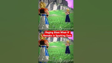 Raging Blast What If Remake in Sparking Zero #dragonball #sparkingzero #dragonballsparkingzero #dbz