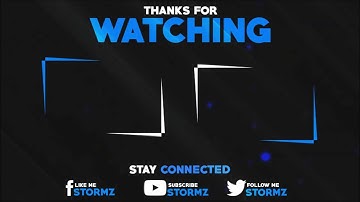 Outro for Stormz | By: SheepSkillz
