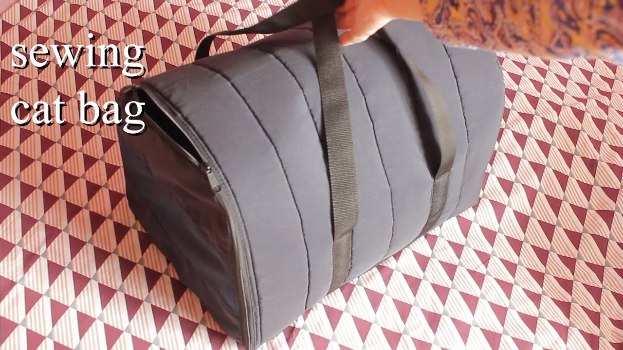 Вы удивитесь, как легко сшить переноску для кота🐱‍👓