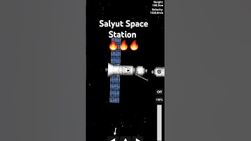 Salyut space station in SFS || Spaceflight simulator #sfs #sfs2 #phonk #shorts