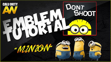 COD Advanced Warfare Emblem Tutorial "Minion"