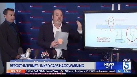 KTLA: Consumer Watchdog Report Warns of Hacking Risk For Internet Connected Cars