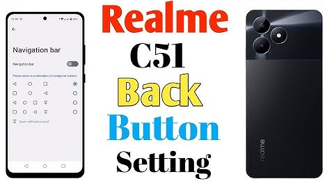 How To Realme C51 Back Button Setting✅Realme C51 Navigation Bar-(Uzzol Technology)