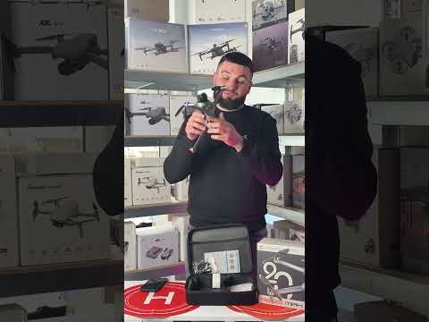 Квадрокоптер професійний AE20 MAX дрон з GPS та пультом з екраном до 3 км. до 25 хв., видео 1