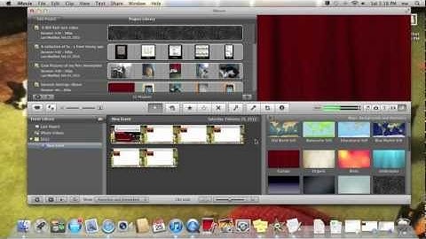 How to import a quicktime recording into imovie