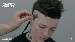 CREATIVE CROP MULLET braided | Tutorial