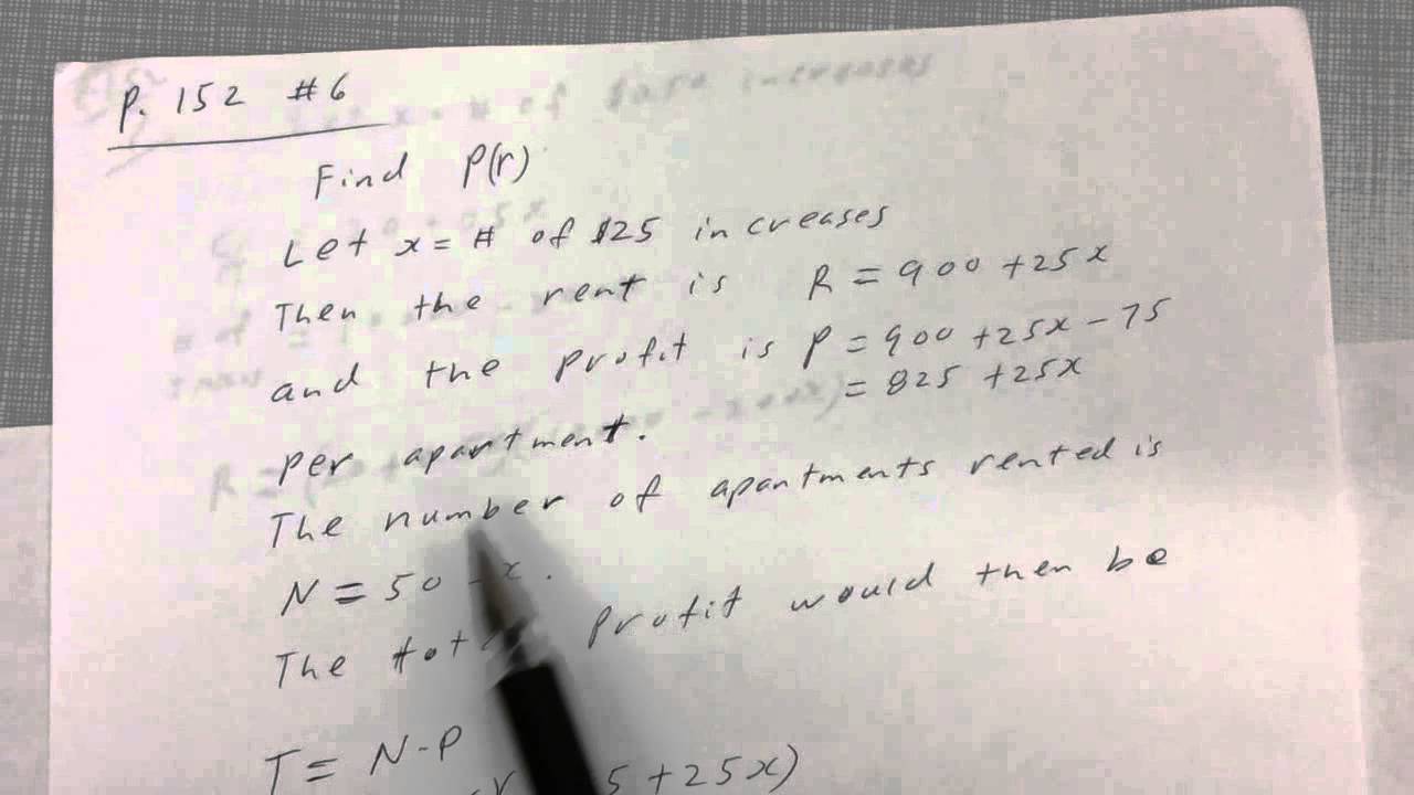 Ch 3 More Optimization Problems - YouTube