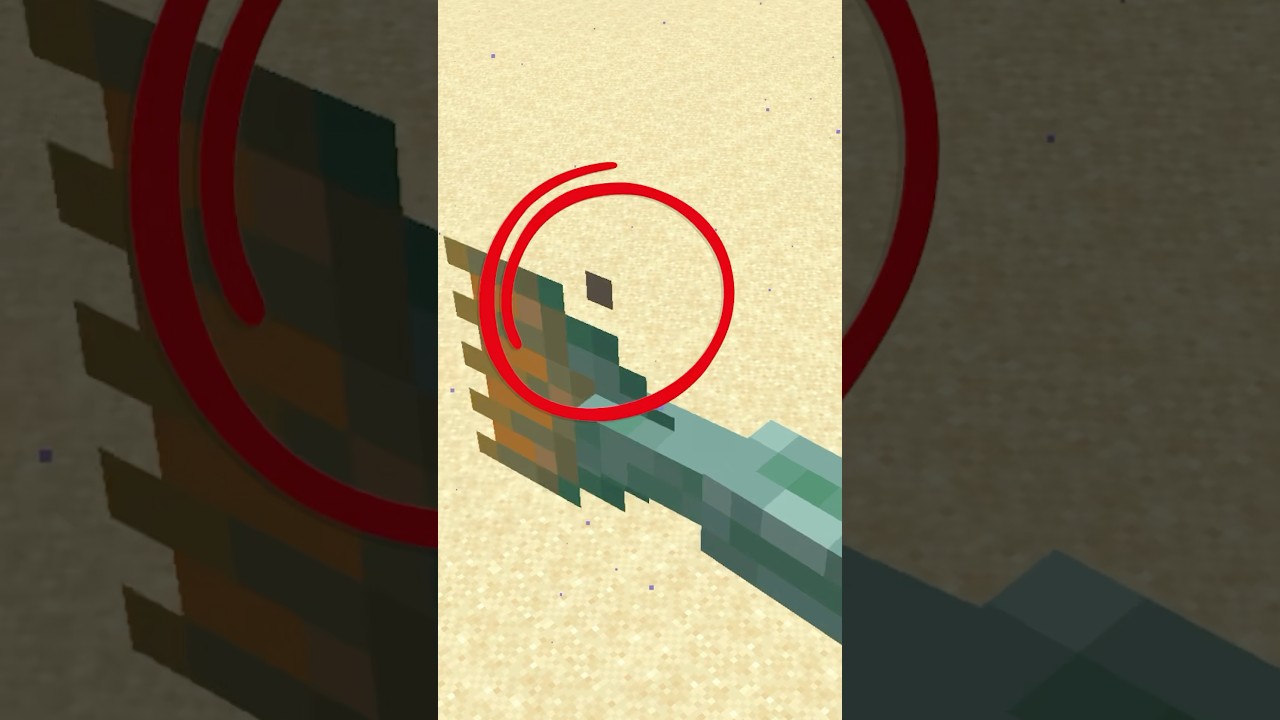 ¿Viste el PIXEL mal en el Guardián Oceanico de #Minecraft?