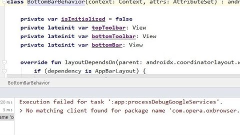 Fix No matching client found for package name 