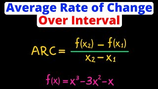 Average Rate of Change Over an Interval | Functions | Eat Pi