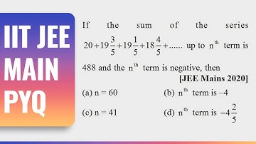 Arithmetic Progression (AP) JEE Mains Previous Years Questions | Nitin Agrawal