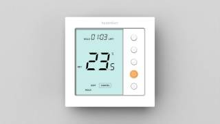 Programming a Temperature Hold - Heatmiser edge Series