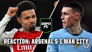 'STATEMENT WIN!' Arsenal demolish Manchester City 😱 | Full reaction | ESPN FC