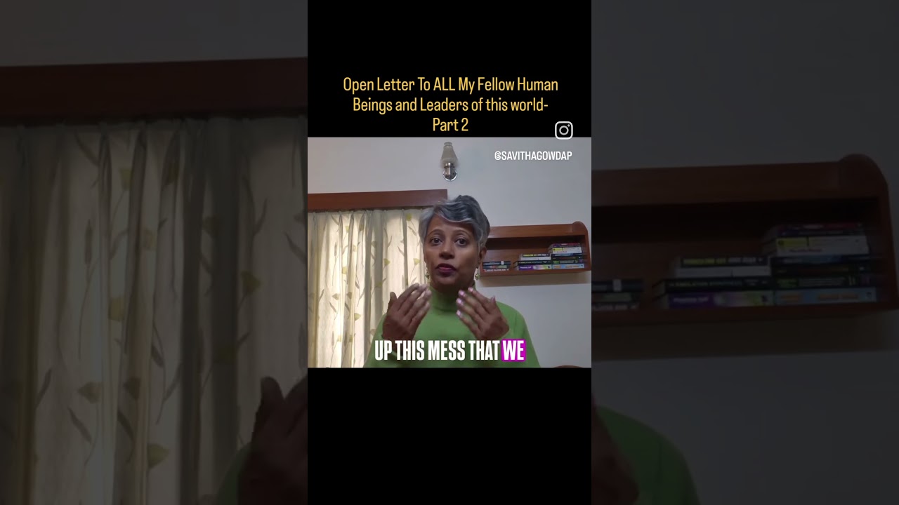 An Open Letter to promote Peace & Harmony in this World!