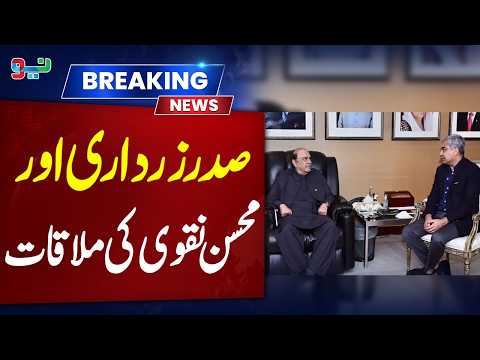 President Zardari Meets Mohsin Naqvi in Karachi | NEO News