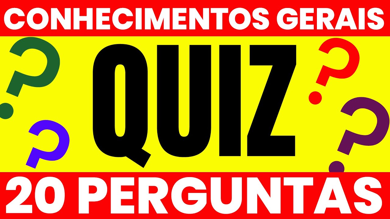 Quiz de Conhecimentos Gerais - Parte 2 #quizbr #quiz #quiztimer #quizt