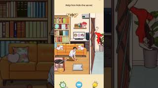 Brain Twist Fun Annoying Quest Level 22 // Help Him Hide Secret // Game Walk Through / Puzzle Gamer