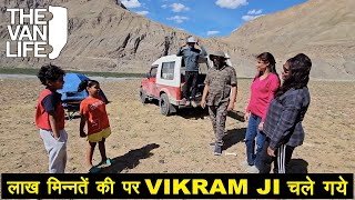 Ep 299/ A Sad Day in Van Life | Vikram ji is leaving | Left alone with Camper Van in Lonely Land