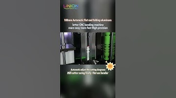 Automatic Flat and folding aluminum letter CNC bending machine more easy more fast High precision