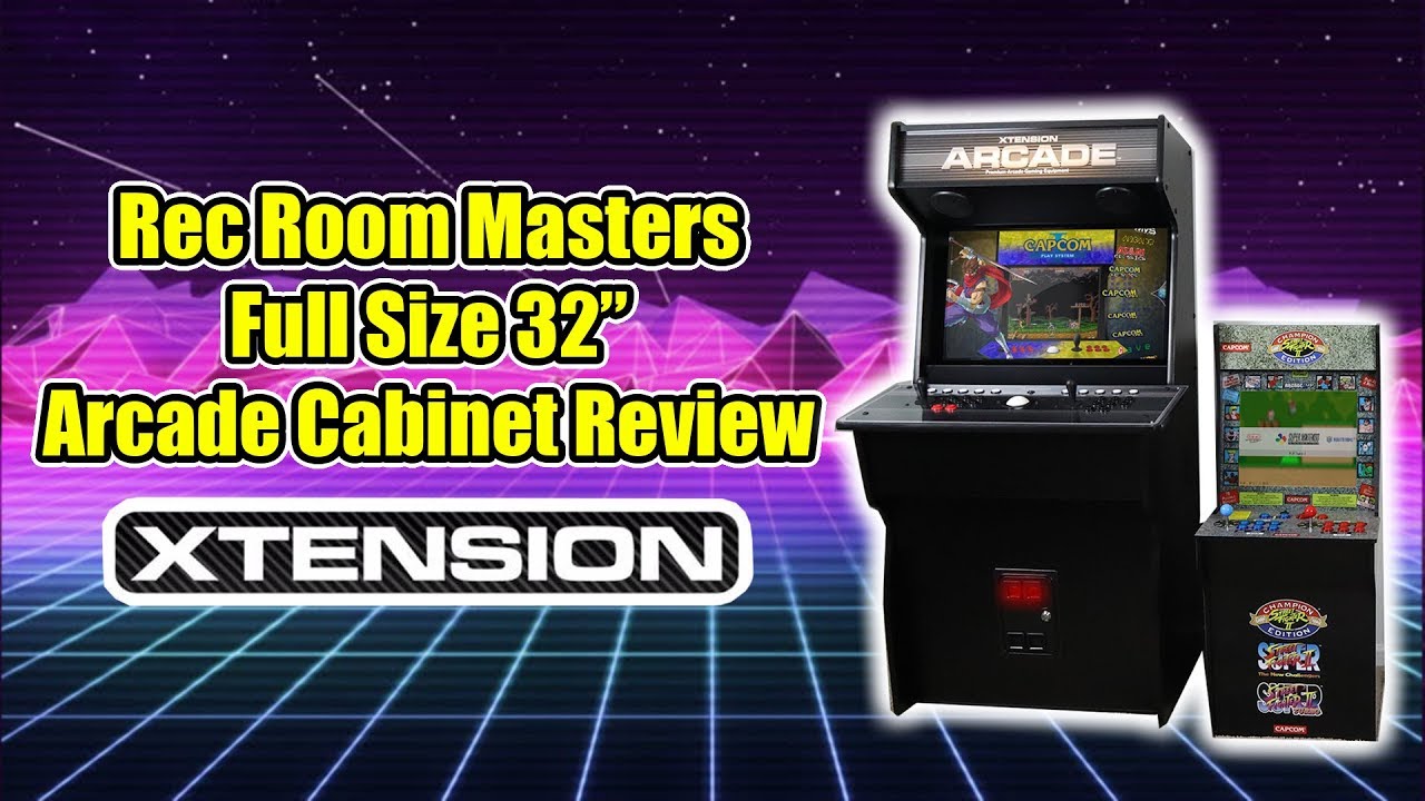 Full Size Rec Room Masters 32 Xtension Arcade Cabinet Emulator