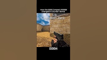How 228 Compact (P250) changed in Counter Strike  #cs #cs2 #csgo #cssource #cs16  #retrogaming