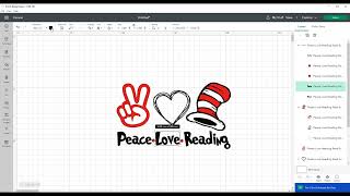 Peace Love Dr Seuss Svg