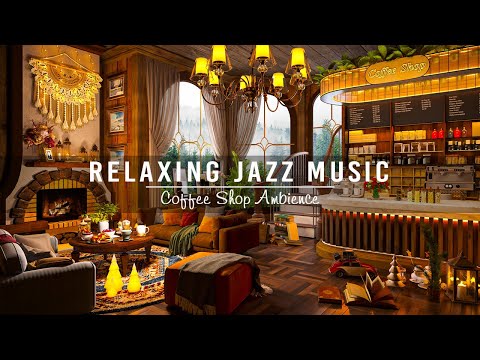 Calm Jazz Instrumental Music & Cozy Coffee Shop Ambience ☕ Relaxing Jazz Music for Work,Focus,Study