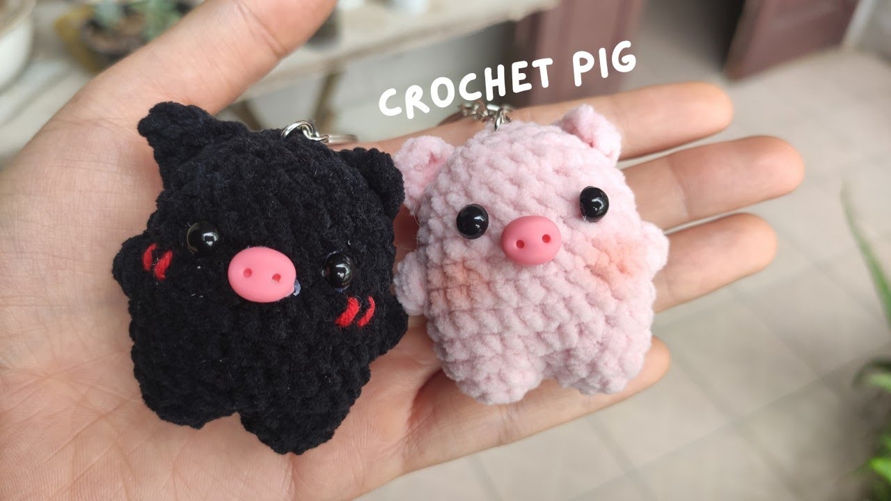 Hướng dẫn móc bé heo / Crochet pig