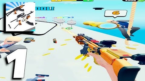 Gun Run 3D - Gameplay Part 1 (Android, iOS) - All Levels