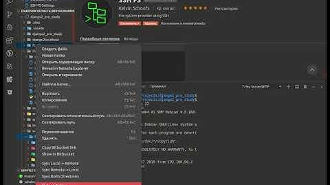 VS studio code настройка SFTP/SSH.