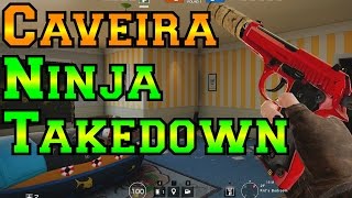 Caveira Ninja Takedown - Rainbow Six Siege(Some of my Gameplay in Rainbow Six Siege. (ALL RANKED) Hope you enjoy it ;D https://twitter.com/17Serenity17 http://www.twitch.tv/Serenity17 For cheap ..., 2016-08-26T18:11:34.000Z)