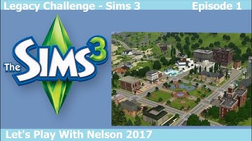 The sims 3 Legacy Challenge Generation 1 Part 1 Getting Started With The Legacy