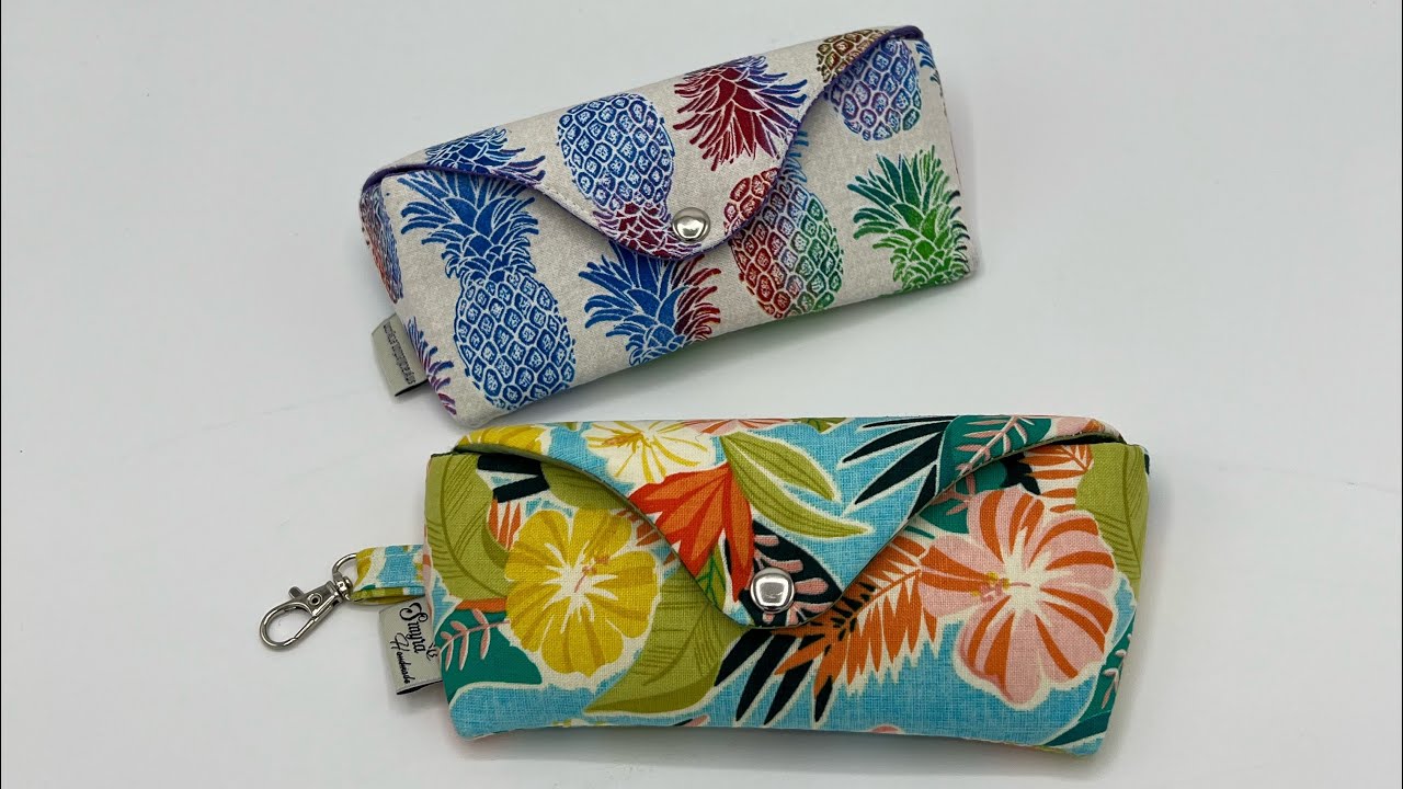 Diy fabric eyeglasses case , sunglasses cover bag , gözlük kılıfı 