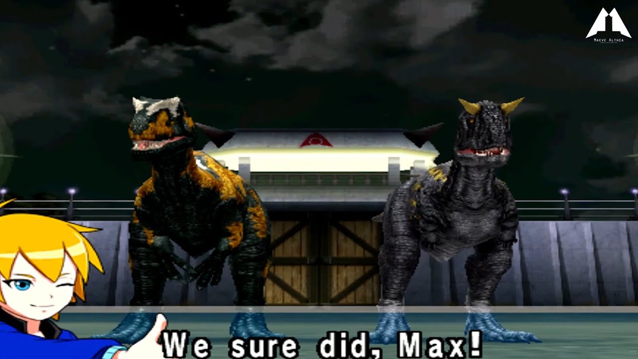 Dinosaur King Arcade Game 恐竜キング Sinraptor X Carnotaurus D Team Vs Alpha Fortress Hard