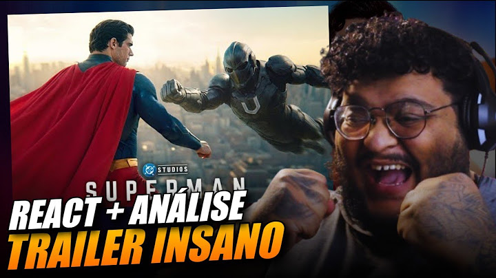 🚨SAIU: TRAILER INSANO DE SUPERMAN! React e Análise...