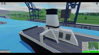 Reviewing the Space Vehicle Transport in shipping lanes | Roblox