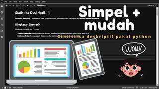 [Mudah dan Cepat] Statistika Deskriptif Ringkasan Numerik pakai python