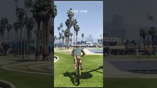 Gordinho de Bike no GTA5 #dublado #gta5 #grandtheftautov #dublagem #redublagem