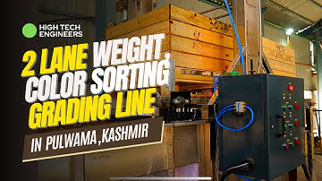 2 Lane Weight, Color Sorting Grading Machine by High Tech Engineers | Hi-Tech 99920-99970 in Kashmir
