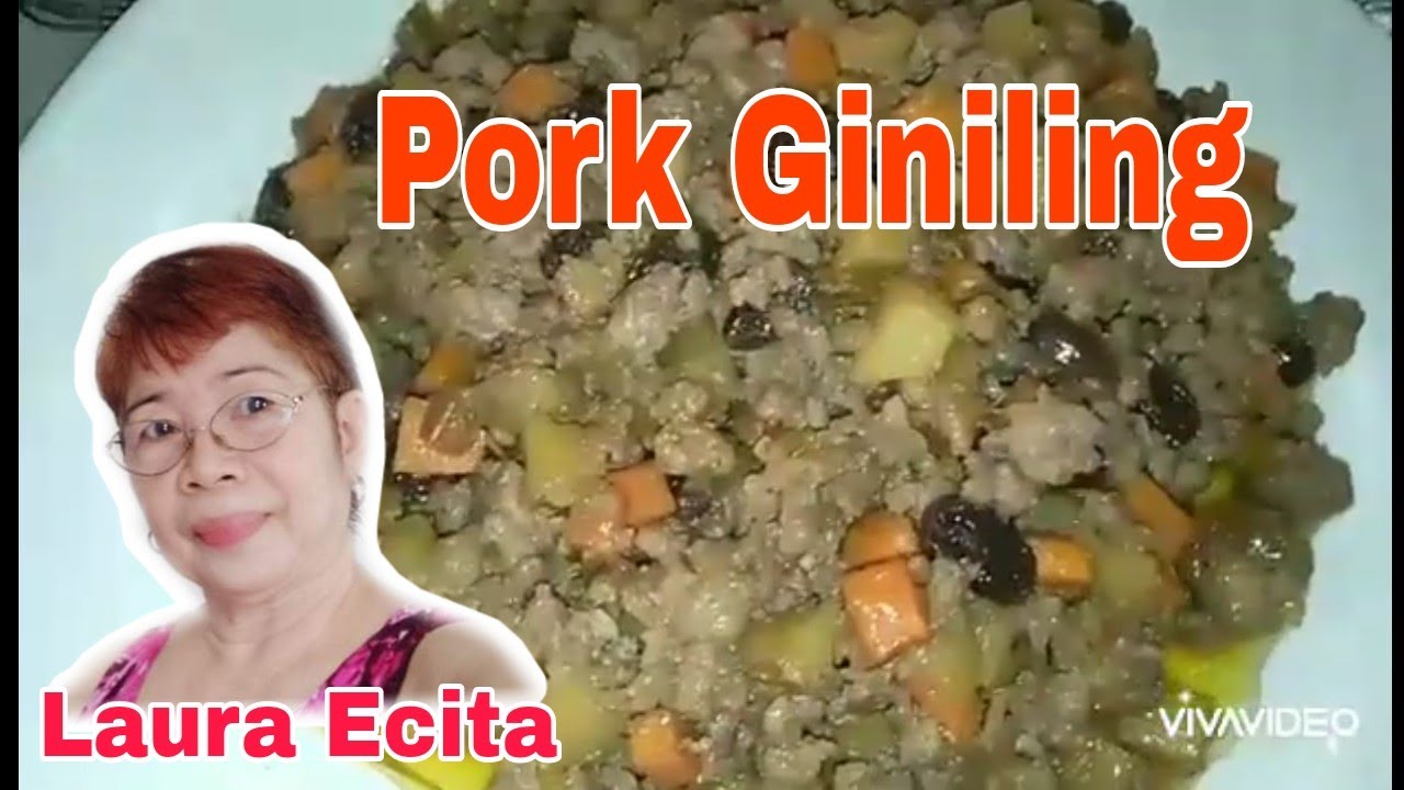 HOW TO COOK PORK GINILING/KAPAMPANGAN RECIPE YouTube