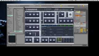 Sub Focus - Falling down dubstep lead tutorial with NI Massive Ableton Live OWSLA