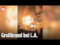 Kalifornien, USA: Massives Feuer in Ölraffinerie