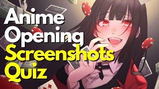 [ANIME GAME] The ULTIMATE Anime Opening 4 Screenshots Quiz | PART 2