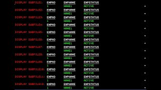 IBM i, AS400 Tutorial-Displaying maximum 12 active subfiles at a time  and SFLEND