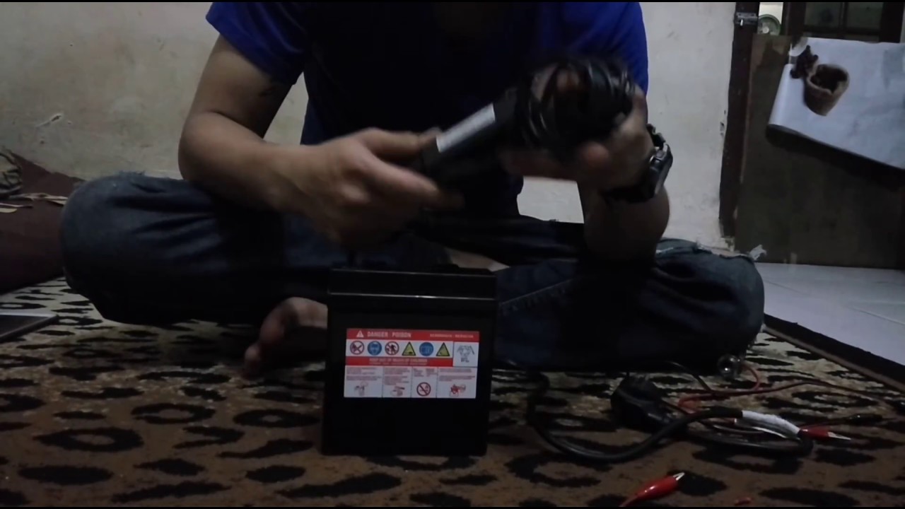 MEMBUAT CAS AKI DARI ADAPTOR ( CAS AKI MOTOR SEDERHANA )
